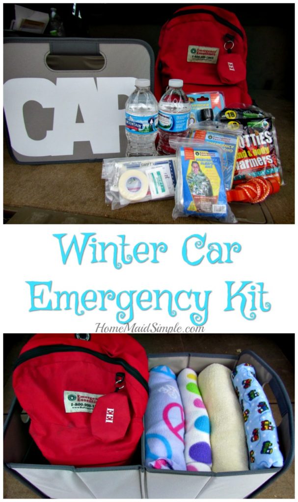 Winter Car Emergency Kit Home Maid Simple