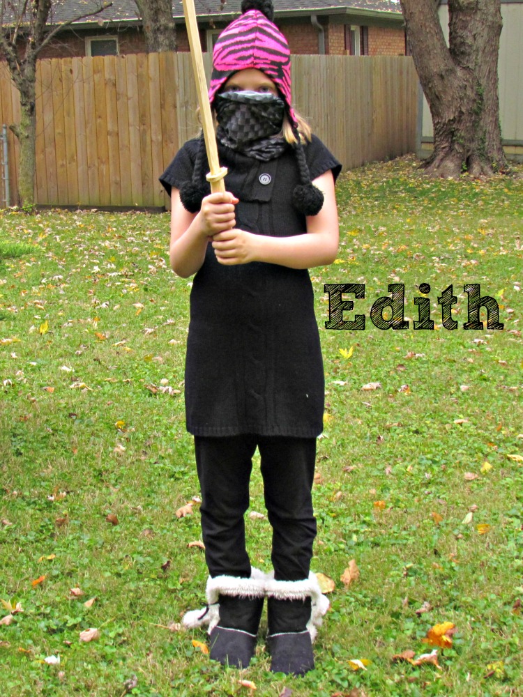 despicable me 2 edith ninja costume